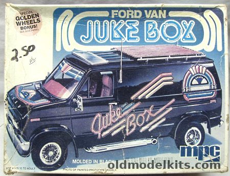 MPC 1/25 Ford Van Juke Box - Stock or Custom (Jukebox), 1-0439 plastic model kit